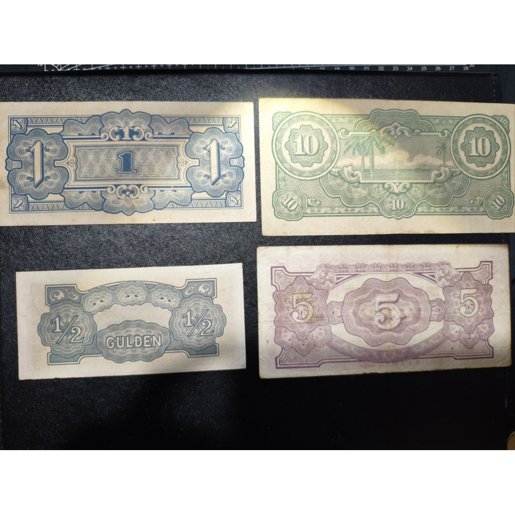Uang kertas Kuno set zaman penjajahan jepang