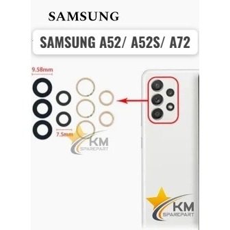 Lensa Kaca Pengganti Kamera Belakang Sparepart SAMSUNG GALAXY A52 A525 / A52S / A72