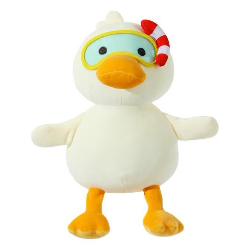 Miniso Diving Duck Series Sitting Duck Plush Toy / mainan boneka bebek