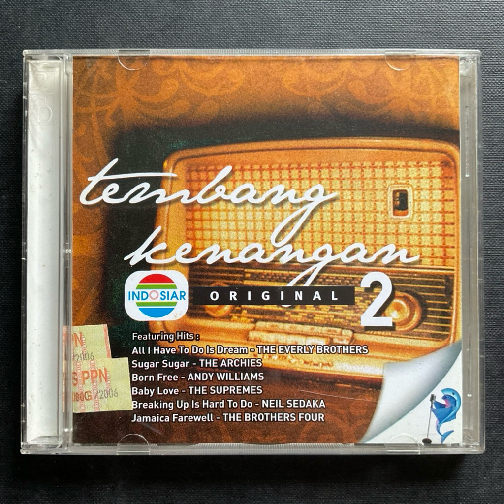 2CD Tembang Kenangan Lagu Barat Indosiar Original 2