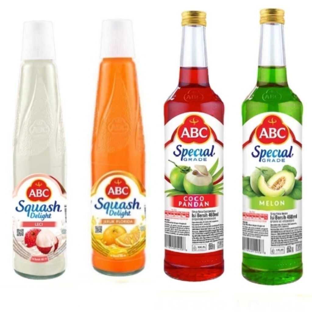 ABC Syrup Special grade dan ABC Syrup Squash