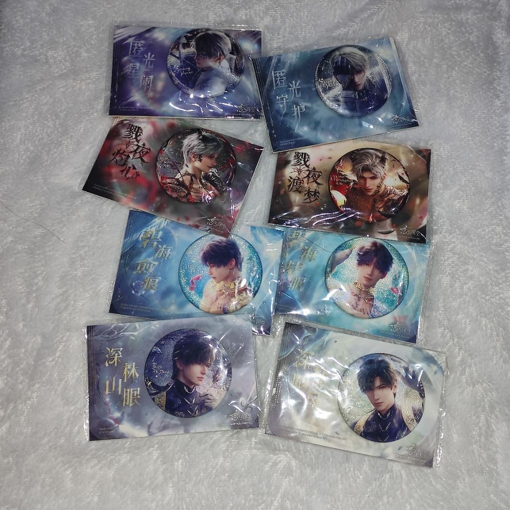 READY STOCK Official Love and Deepspace Myth Pin Button (SET)