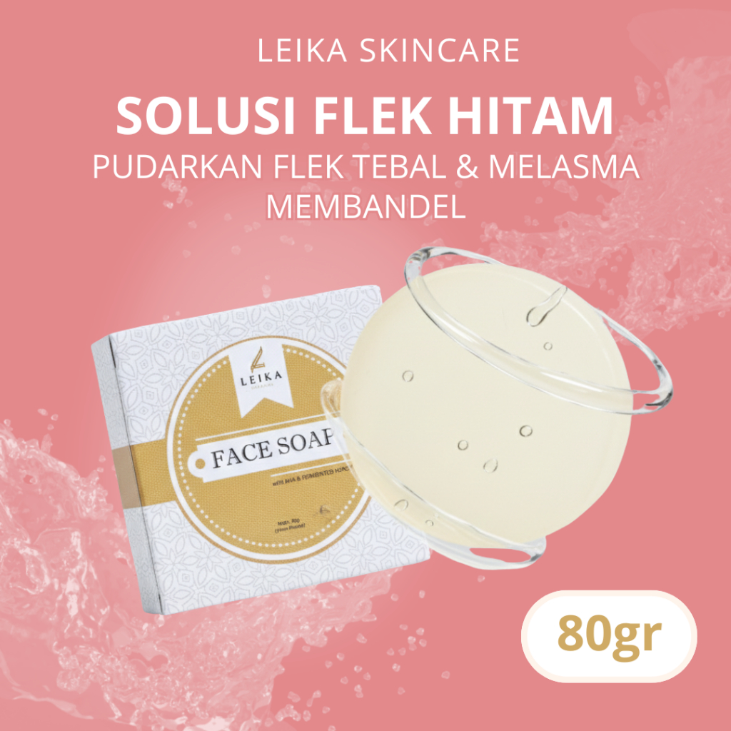 Face Soap AHA - Sabun Khusus Flek Hitam Membandel - Obat Flek Hitam - Sabun Penghilang Flek Hitam