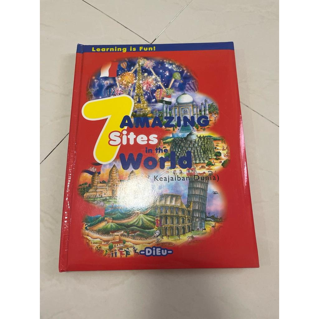 Buku Edukasi 7 Amazing sites in the world ( 7 Keajaiban Dunia) Pre-loved