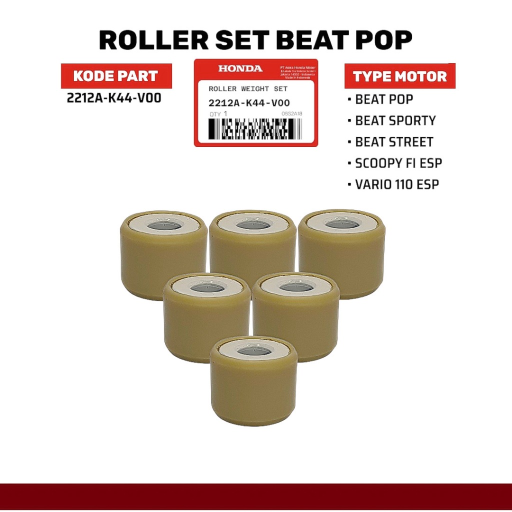 Roller Set Beat Esp Pop Street Scoopy Esp Spacy Fi K44