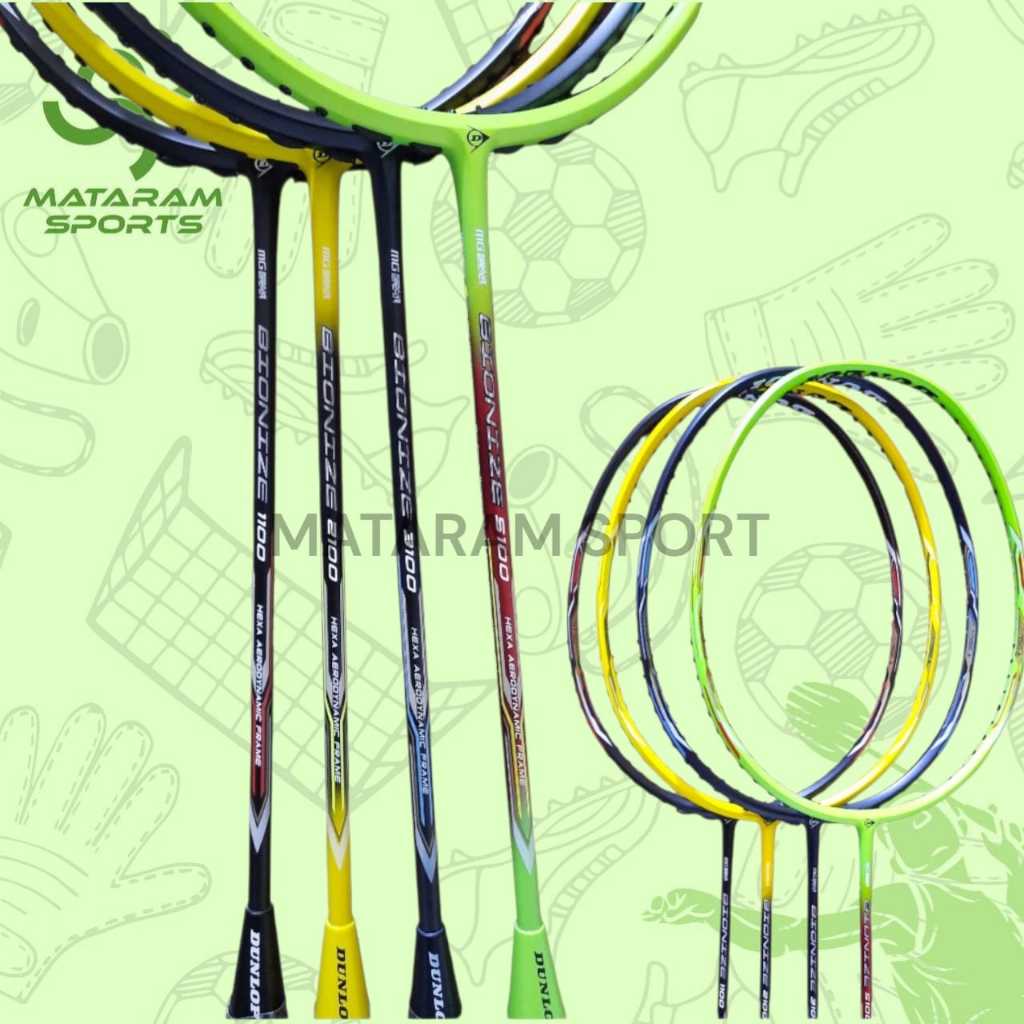 Raket Badminton Bulutangkis Dunlop Bionize Series Original