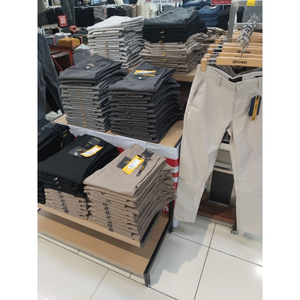 FLASH SALE NEW ARRIVAL Emba Classic Original Celana Chinos Termurah SLIM FIT / Officer Pants / Ramay