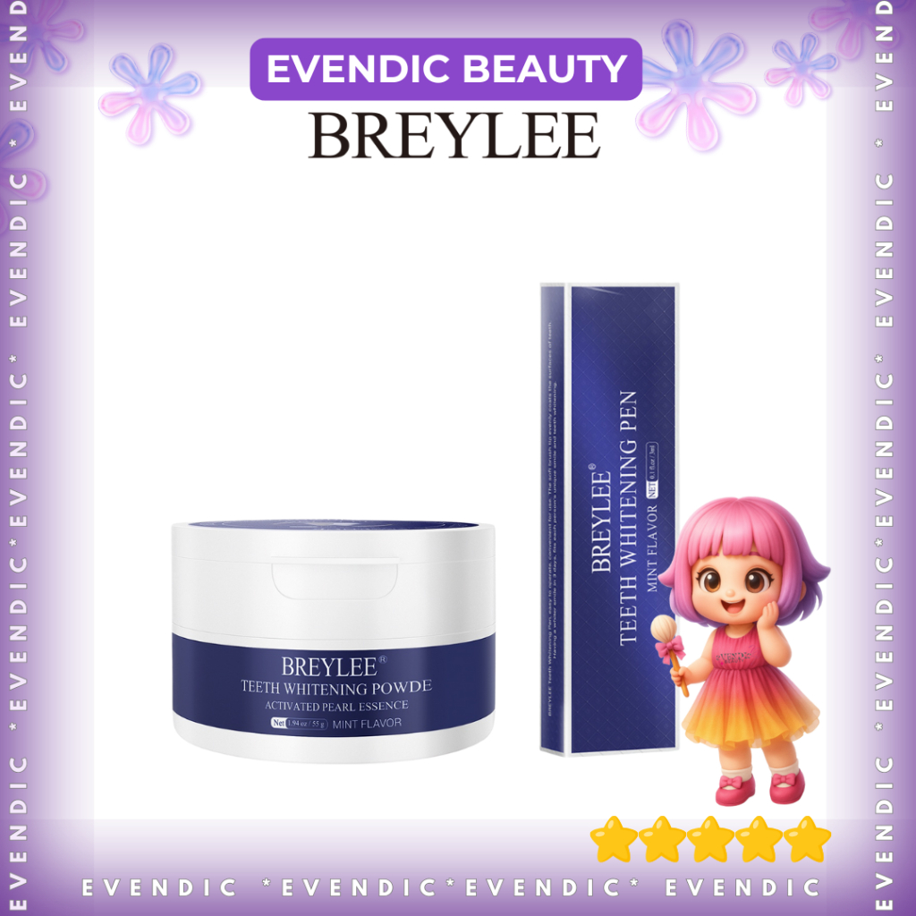 [BPOM] BREYLEE Teeth Whitening Powder & Pen - Mencerahkan Gigi / pemutih gigi