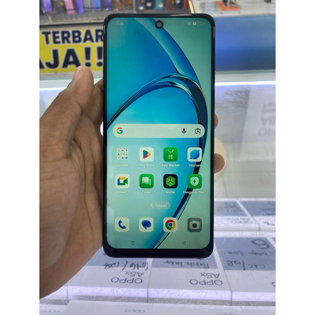 seken oppo a3x 4/64gb bekas servicean