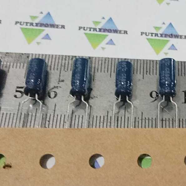 ELNA 2.2uf 50v d5x12mm elko kapasitor 2,2uf 50v elco capacitor elna biru renceng