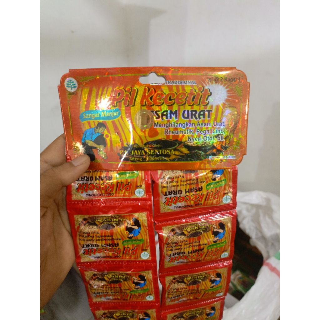 Pil kecetit Ori 20 sachet