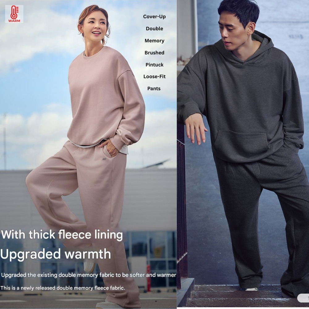 Celana Panjang Wanita Cozy Fleece (STL135 BRUSHED LOOSE PANTS)