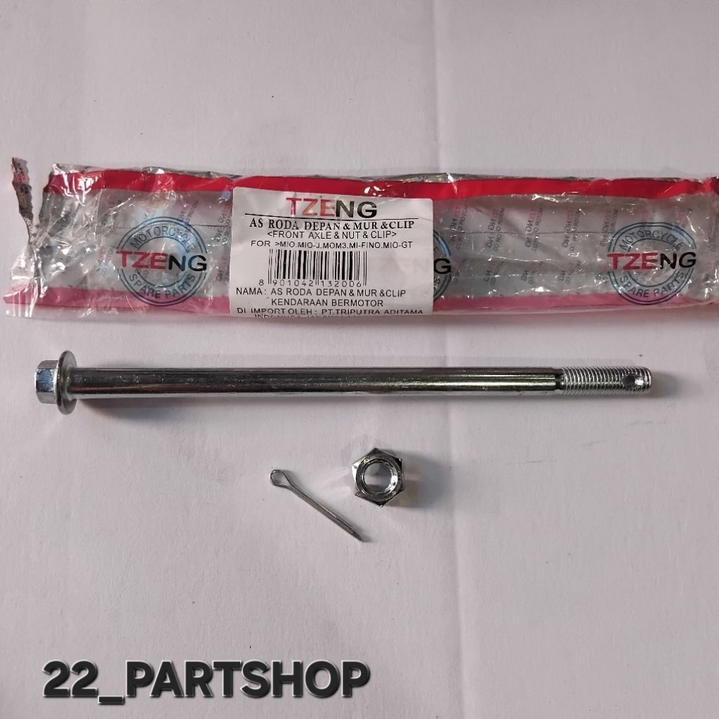 AS RODA DEPAN + MUR + CLIP AS RODA Mio Sporty /Mio J /Mio GT /Fino /MioM3 dll