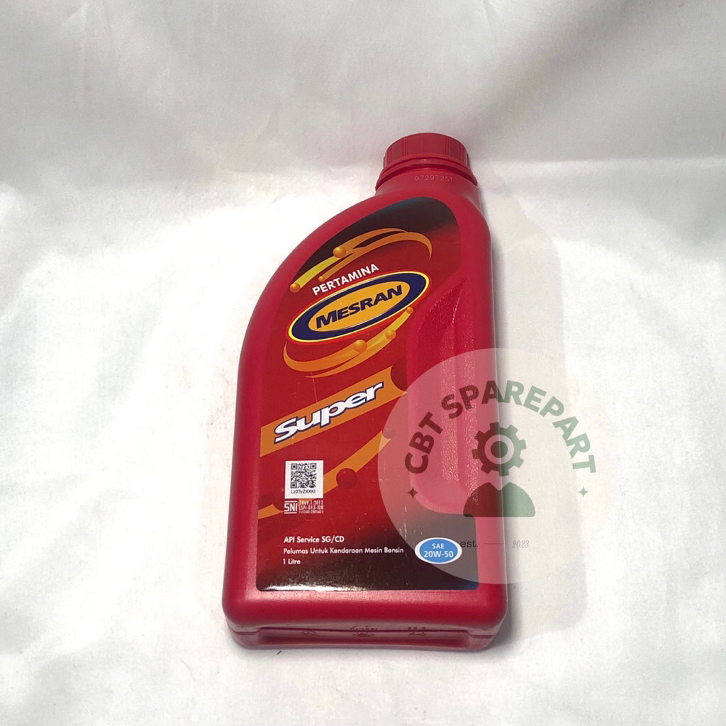 Oli Pertamina Mesran Super 1 L - SAE 20W-50 - OLI MESRAN 1 L
