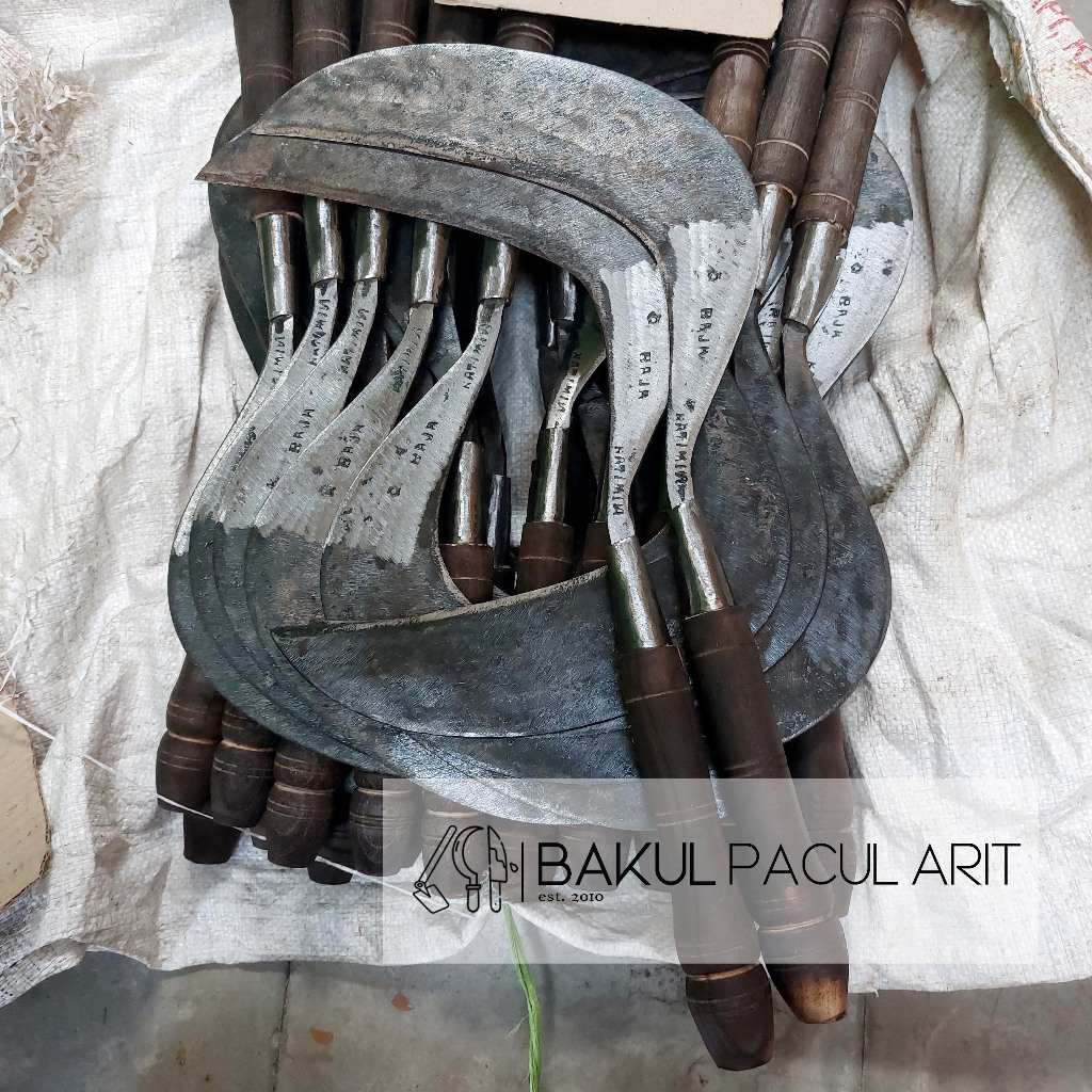 Katimin Baja Tembus Pemotong Rumput Sabit Baja Isen