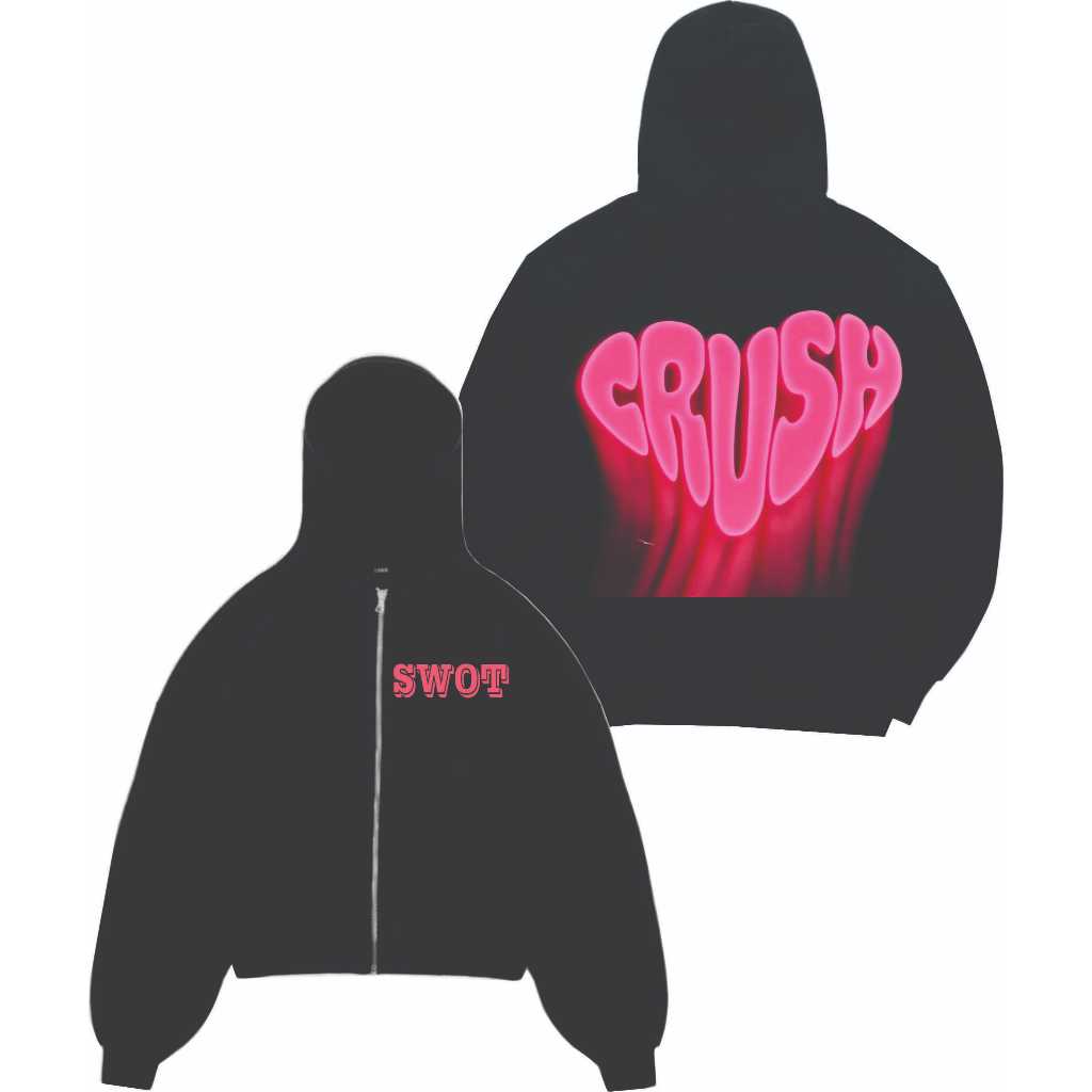 swot zipper jaket vintage katun premium tebal full print like new pria wanita