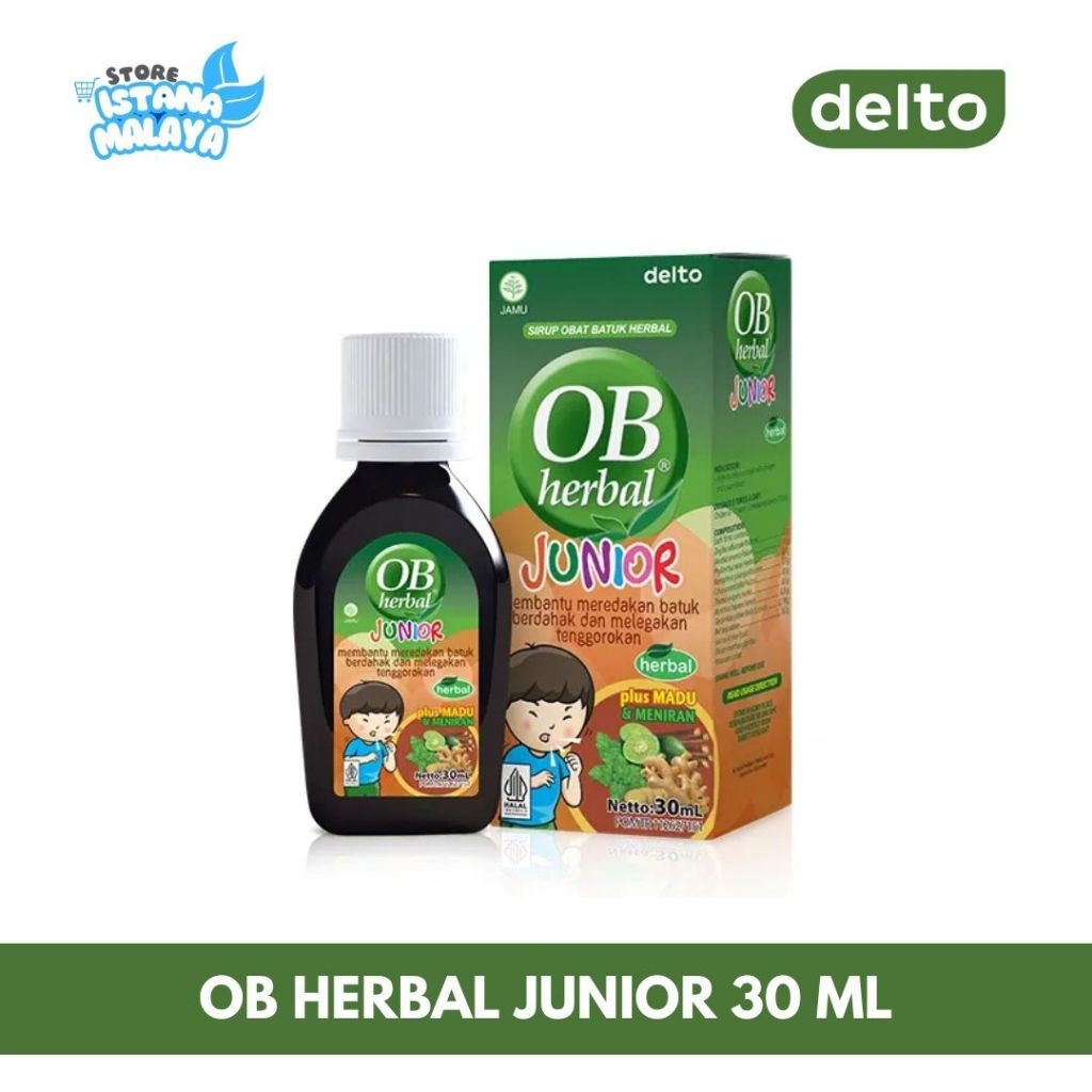 OB HERBAL JUNIOR 30 ML Syrup Batuk Anak