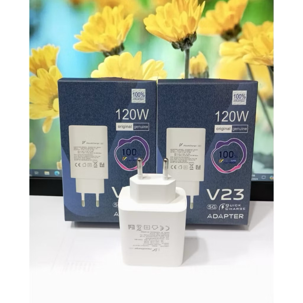 batok adaper charger vivo  original 120w fast Charger pengisian super cepat