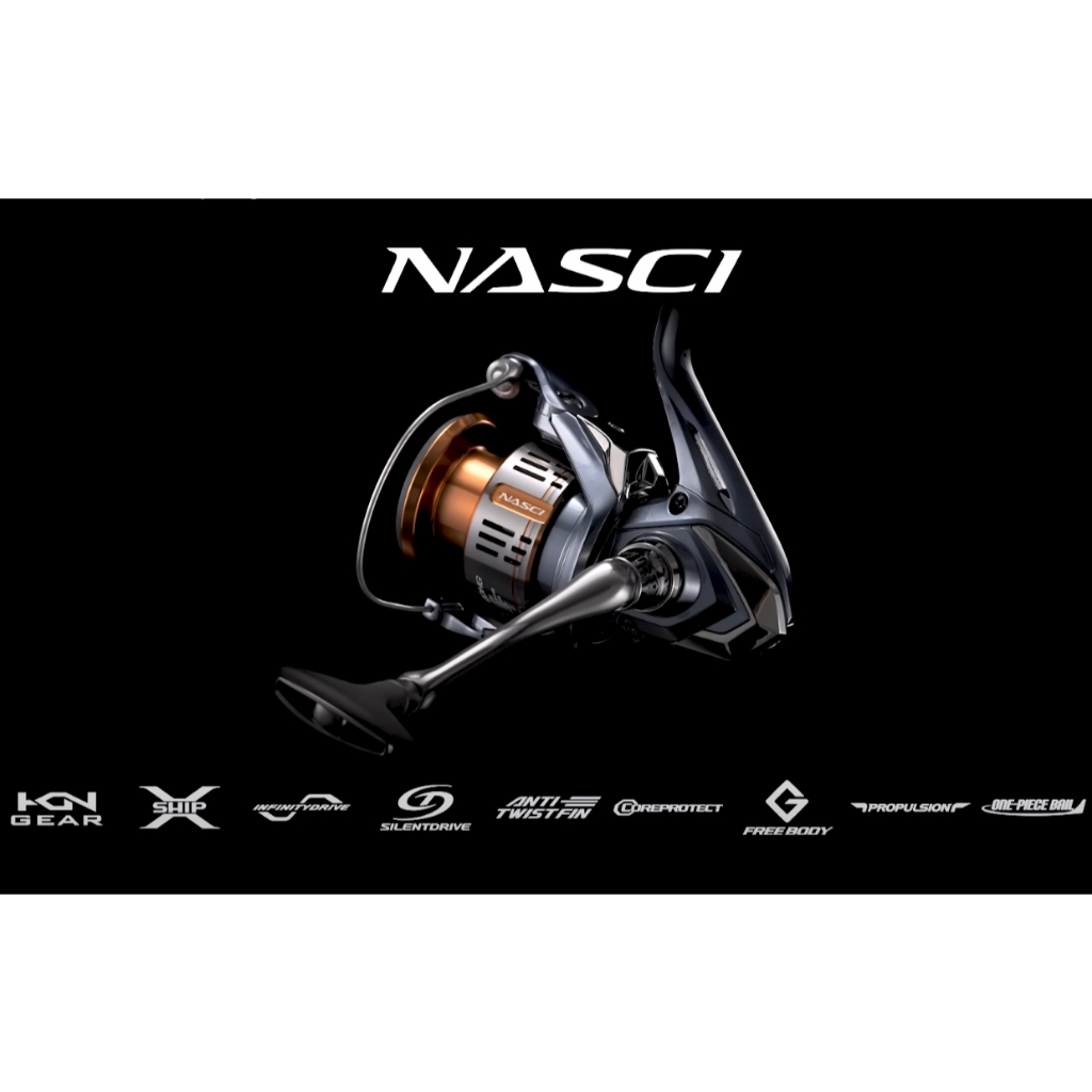 2025 SHIMANO NASCI 500 1000 2000 2500 3000 4000 5000