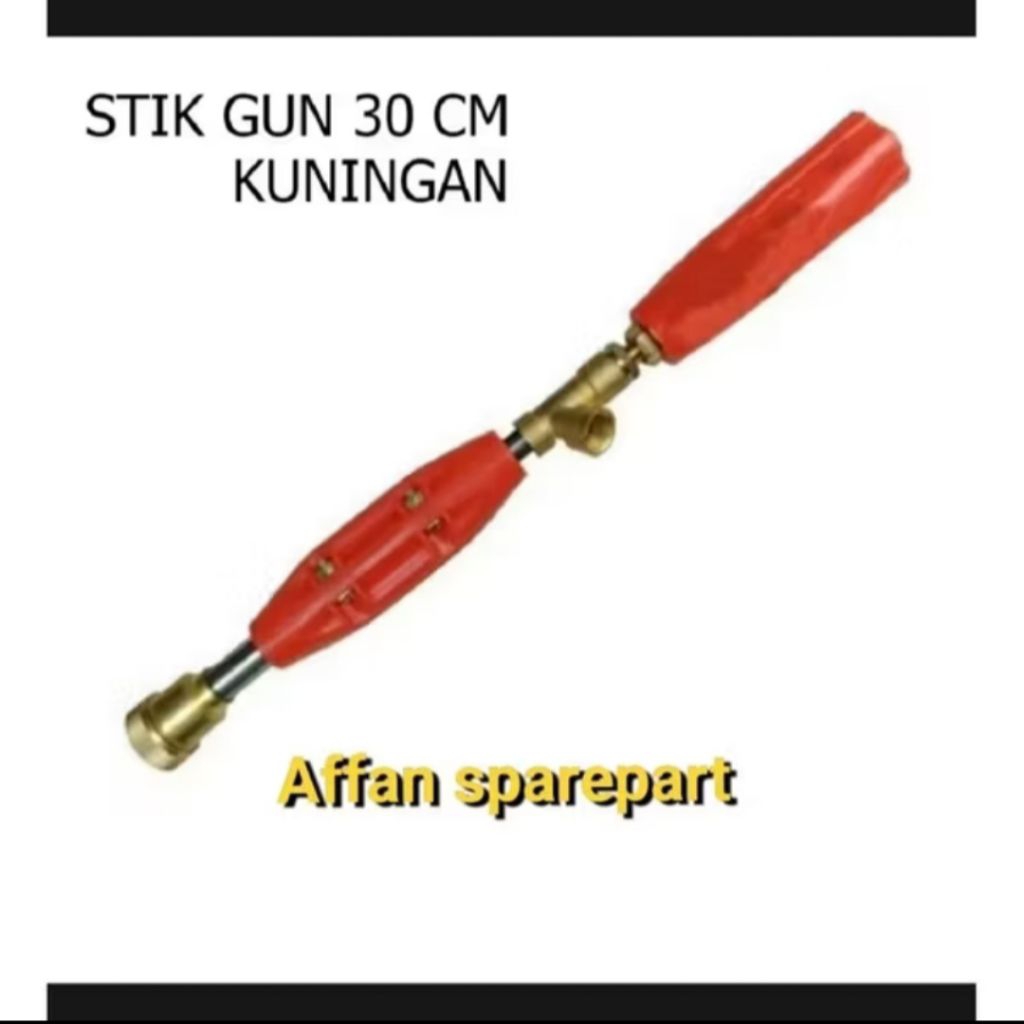 Stick Sprayer Gun 30cm / Stik Pompa Air Jet Steam Model Sanchin / Stik Pompa Air DC 12V Untuk Cuci A