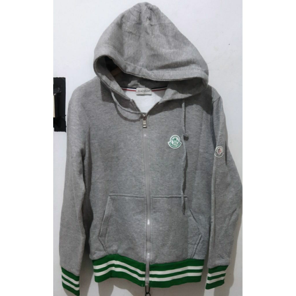 Hoodie Zipper dewasa Moncler