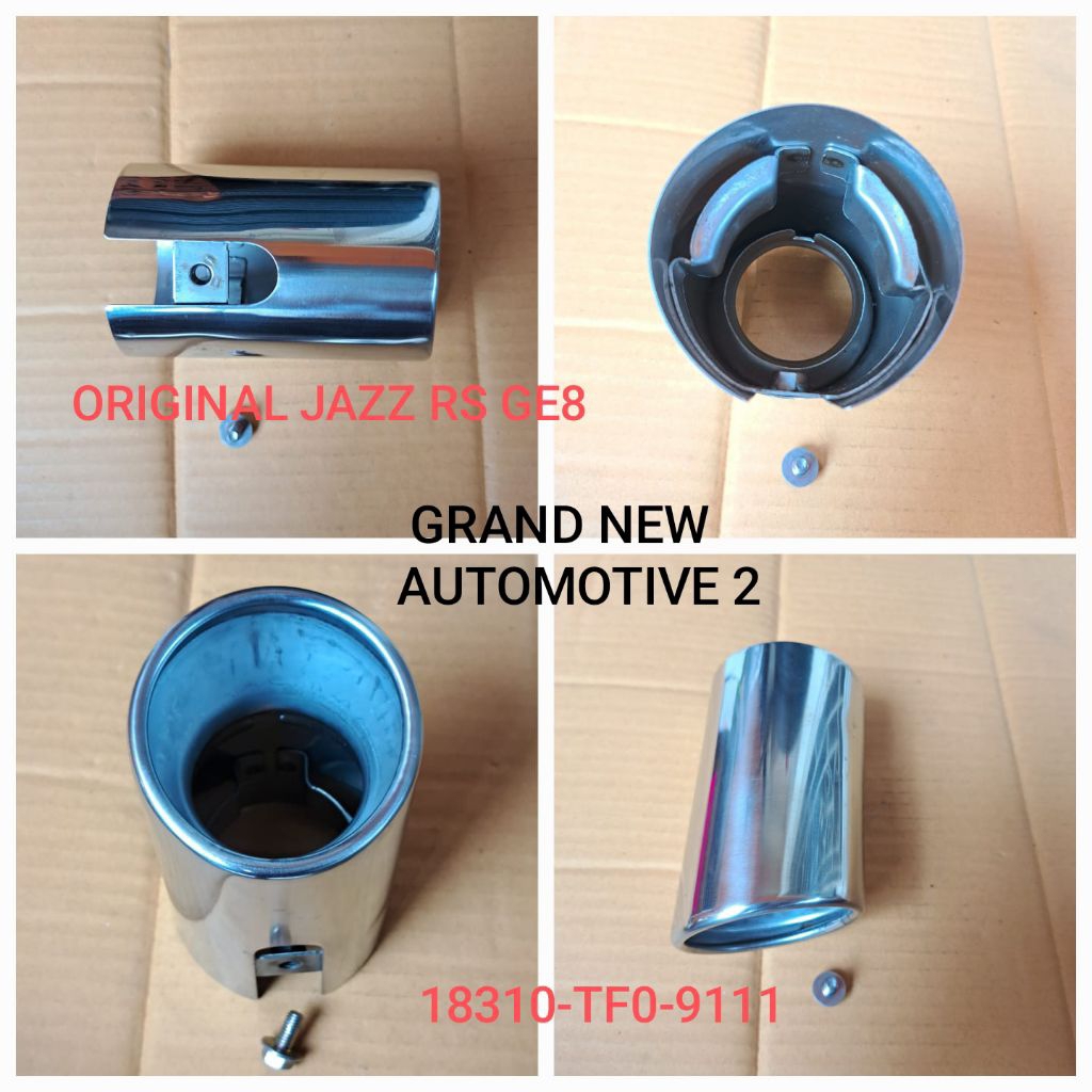 MUFFLER CUTTER BUNTUT KNALPOT HONDA JAZZ RS GE8 GK5 BRIO MOBILIO ORI