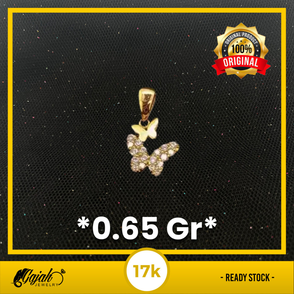 Liontin Emas 17K - Toko Emas Gajah - 0.65 Gram LBS000000006