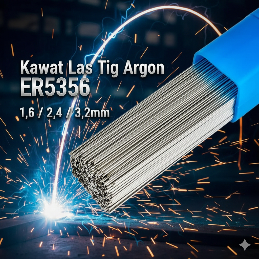 Kawat Las Tig Argon / Tig Rod / Filler Alumunium ER5356 (5kg)