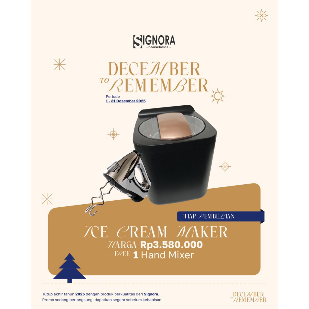 ICE CREAM MAKER SIGNORA