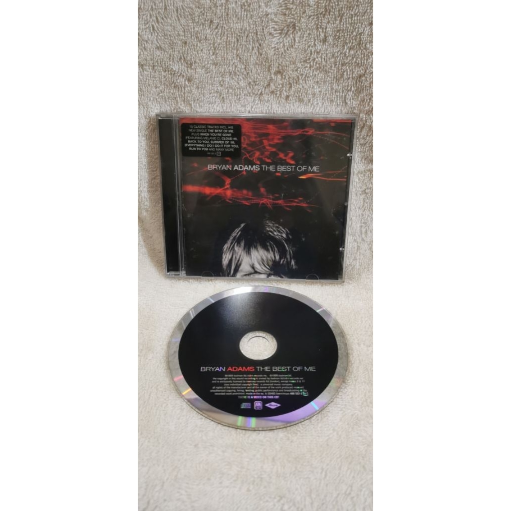 BRYAN ADAMS THE BEST OF ME KASET CD