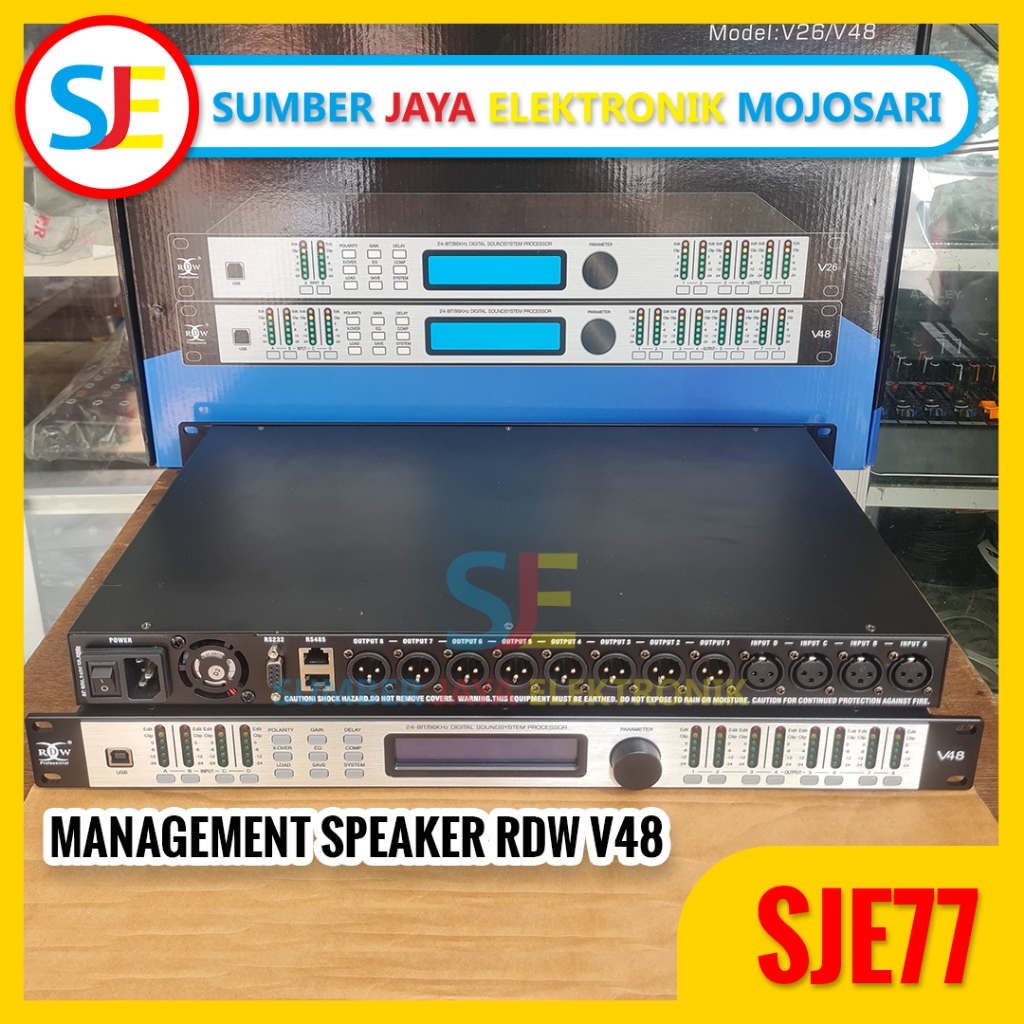 Management RDW V48 / Management Speaker by RDW 4 in 8 out / DLMS RDW