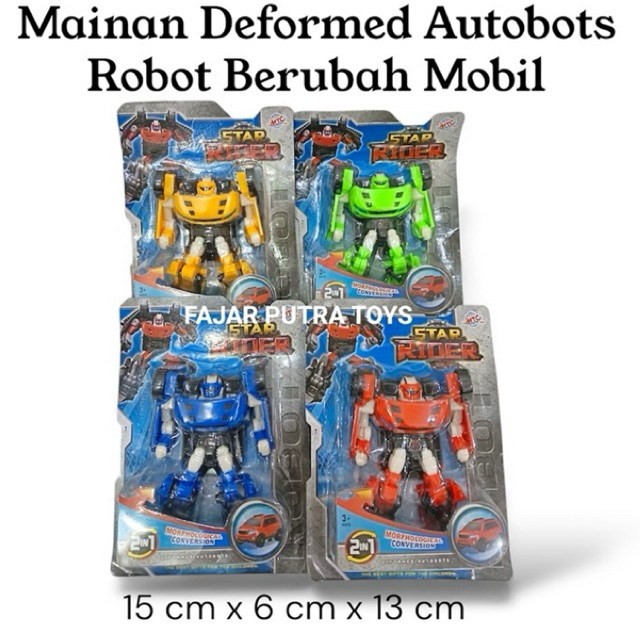 MTC TOYS Mainan Anak Deformed Autobots/Robot Jadi Mobil MD 3492