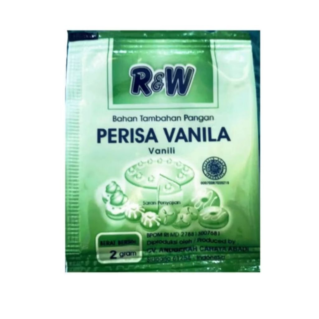 vanili sachet R&W/Rajawali/perisa Vanili 2gr
