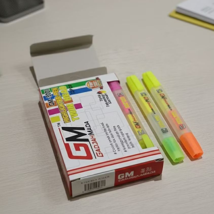 STABILO TWIN HEAD GM-3001 // HIGHLIGTER-PEN GADJAHMADA