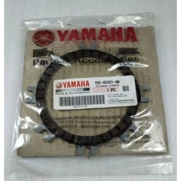 PLATE FRICTION KAMPAS KOPLING YAMAHA LEXAM ORI YGP ASLI / 15C-E6321-00