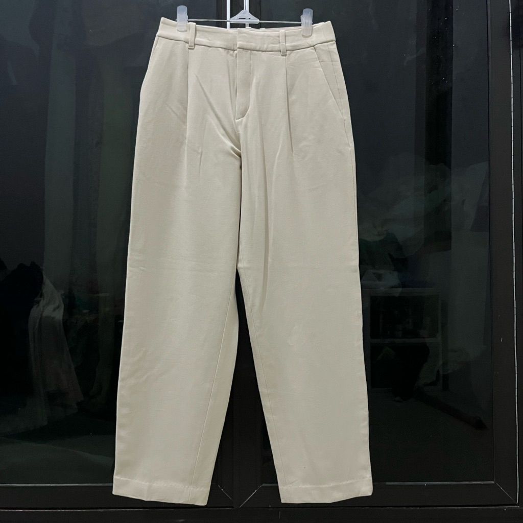 Uniqlo Pants Heattech Cream