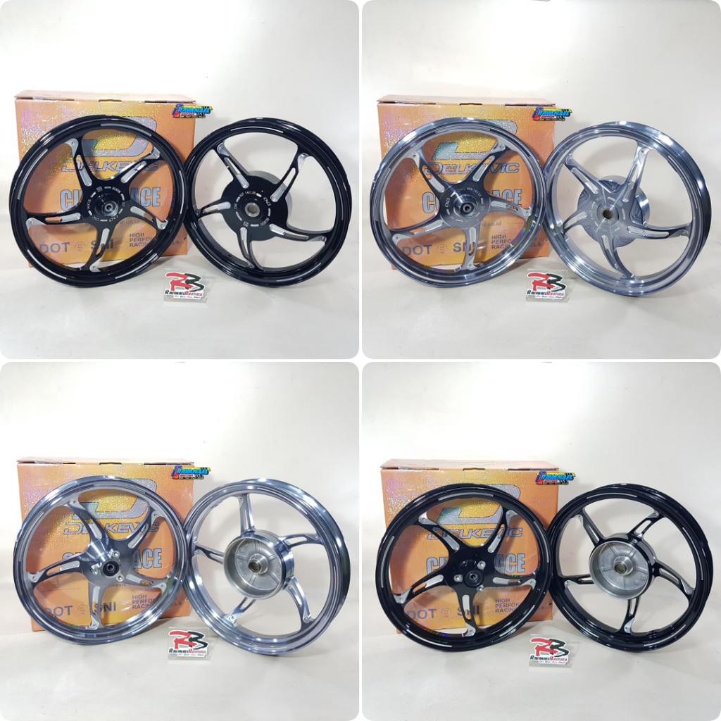 Velg Pelek Delkevic DND NEW SPEED Series Mio M3 Z Fino 125 Baut 3 Ring 14