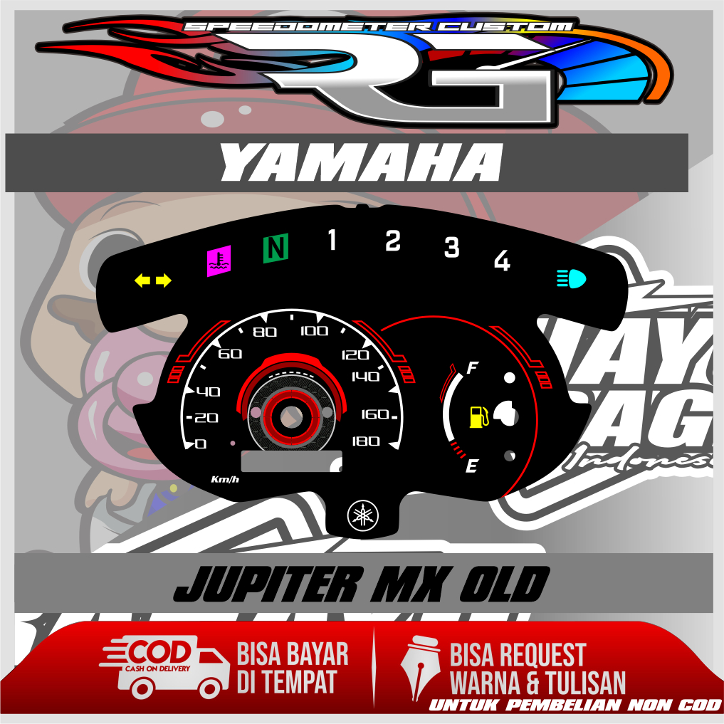 PAPAN SPEEDOMETER CUSTOM MX OLD