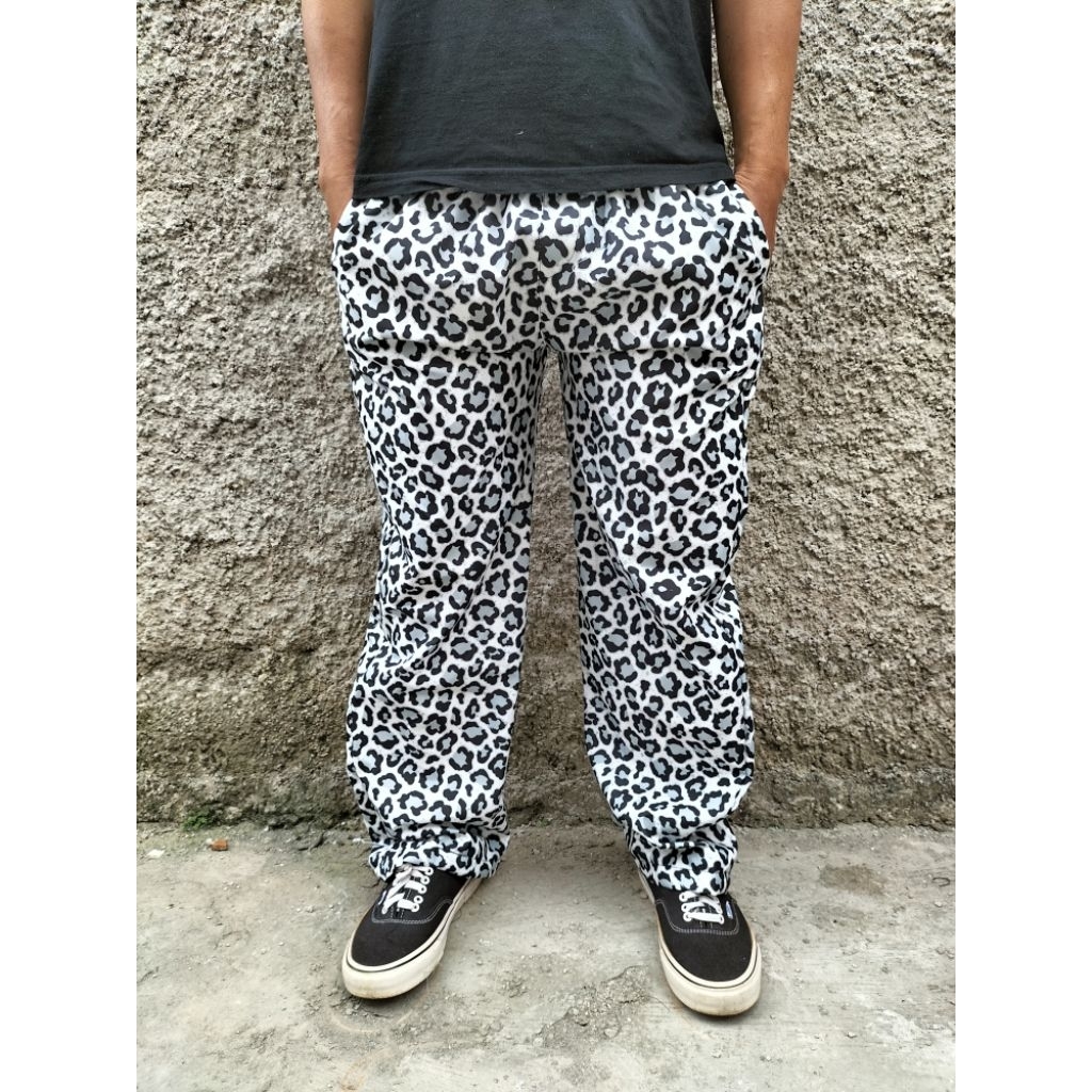 long pants leopard/ celana panjang leopard/ kulot macan / UNISEX