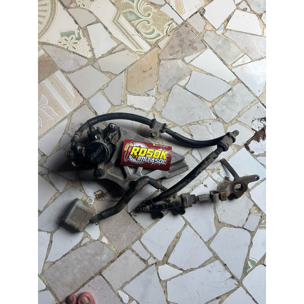 cakram belakang revo pengeriman belakang cakram tiger revo original cepotan montor lepasan montor