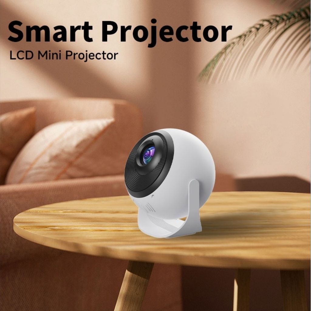 Mini Smart Proyektor Android CS800 Smart Projector Android 13 200 ANSI Lumens