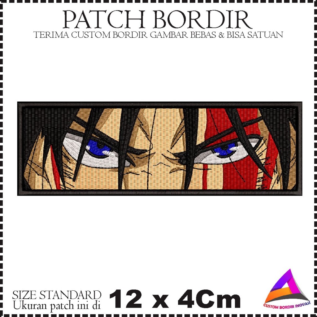Emblem Patch Bordir Anime eyes Keren - CBI