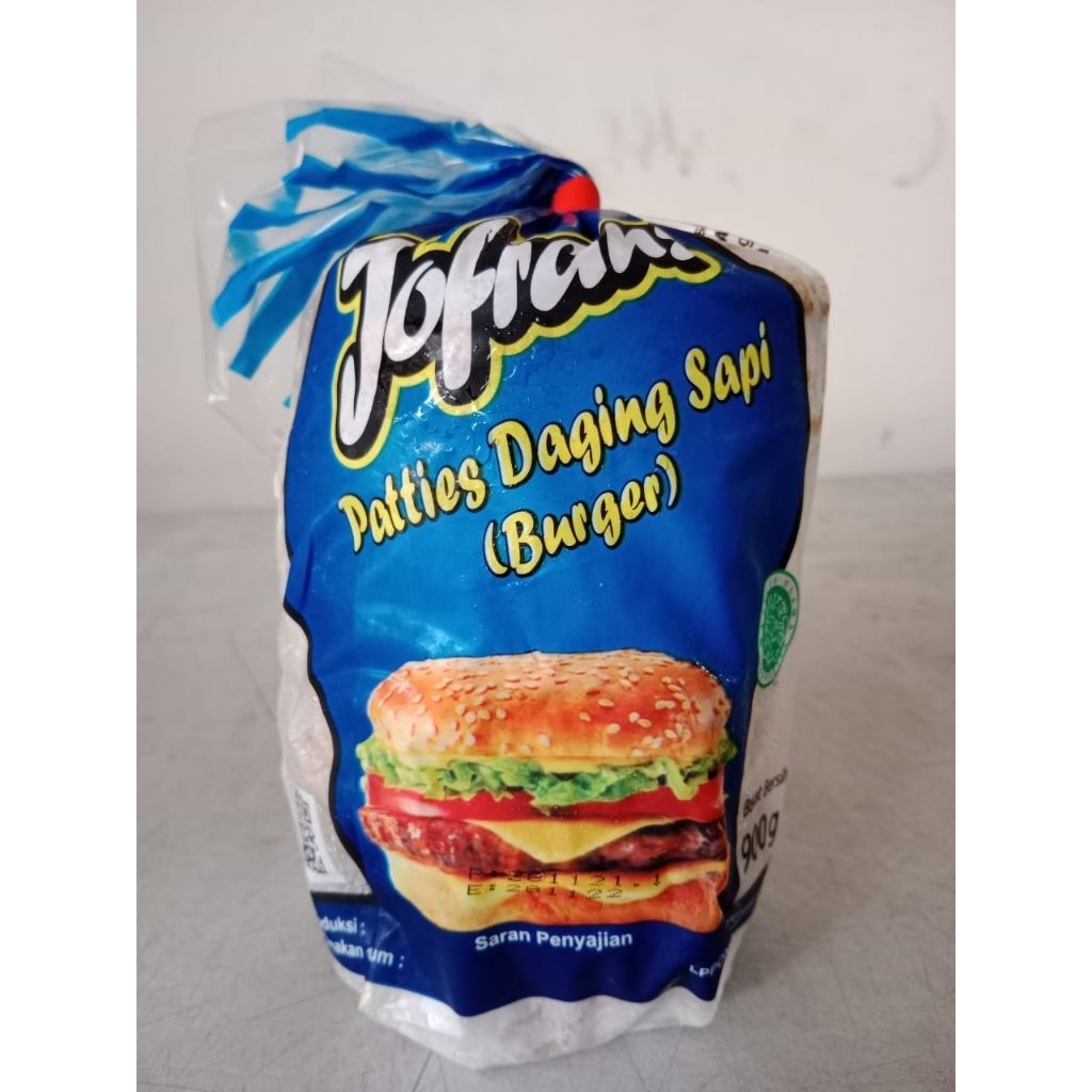 Jofrans Patties Daging Sapi (Burger) 900gr