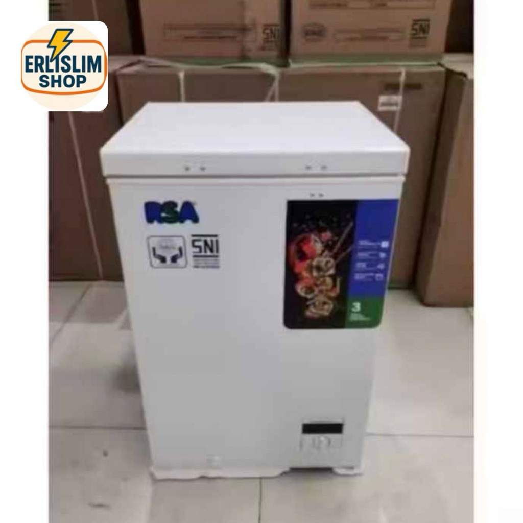 BOX FREEZER RSA CF110 - CHEST FREEZER RSA 100 LITER - RSA BOX FREEZER 100 LITER - BOX DAGING FREEZER