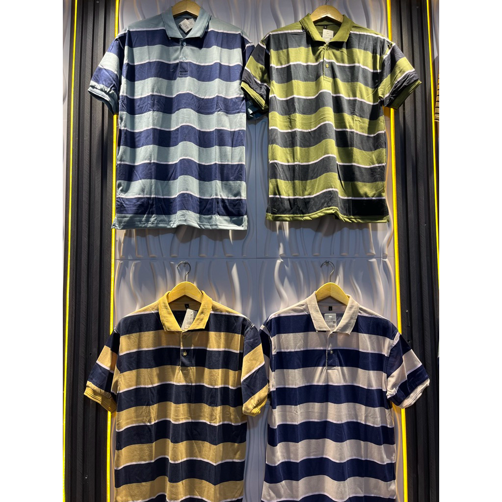 PAKET 3 PCS 100RIBUAN KAOS SALUR KERAH PRIA BISA COD