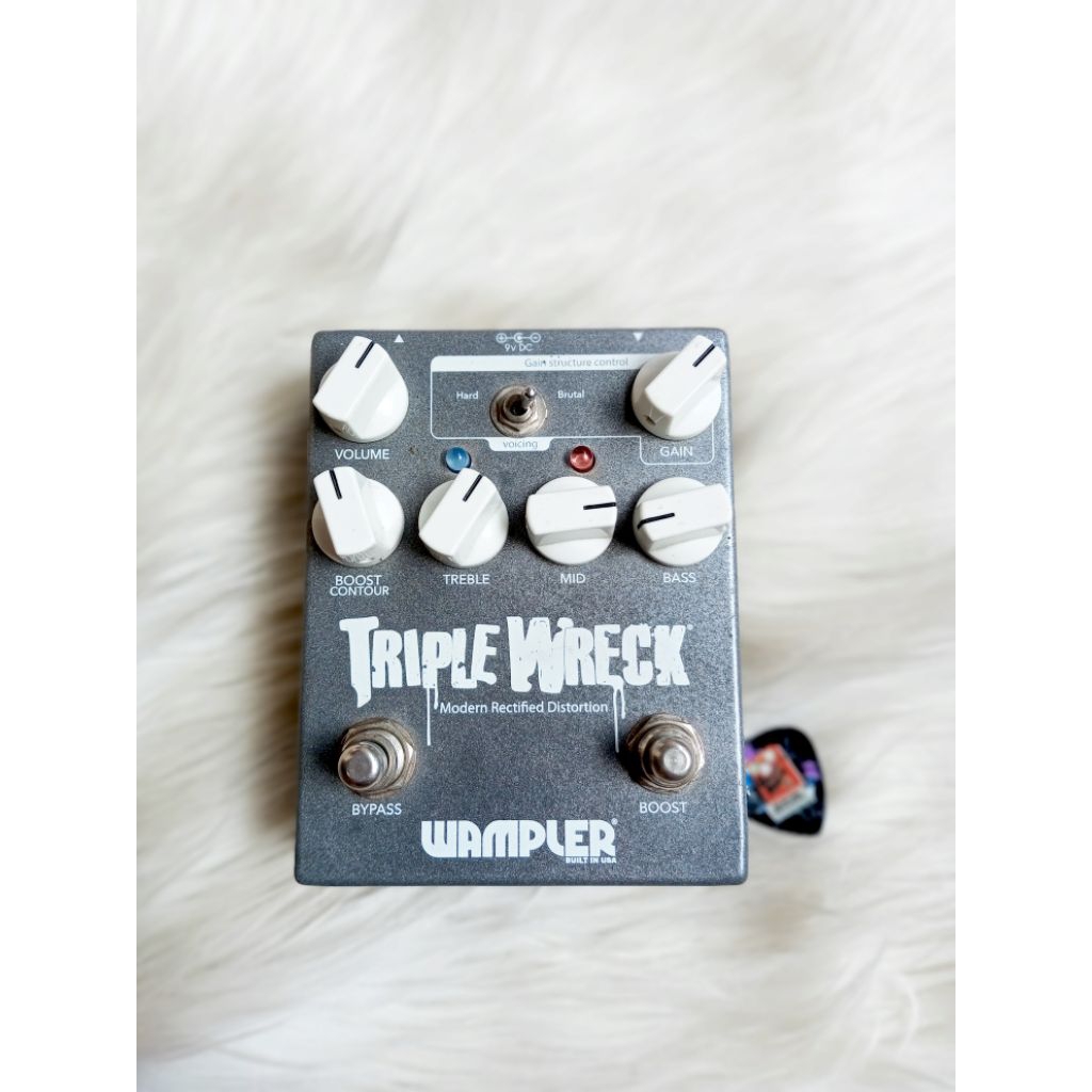 Wampler Triple Wreck Distortion pedal efek gitar bass