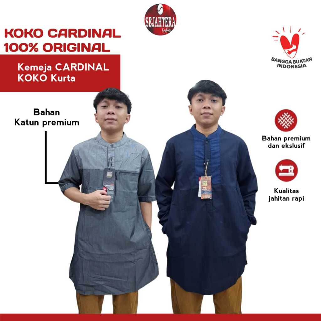 Koko CARDINAL Kurta Original Katun ( Harga Promosi )