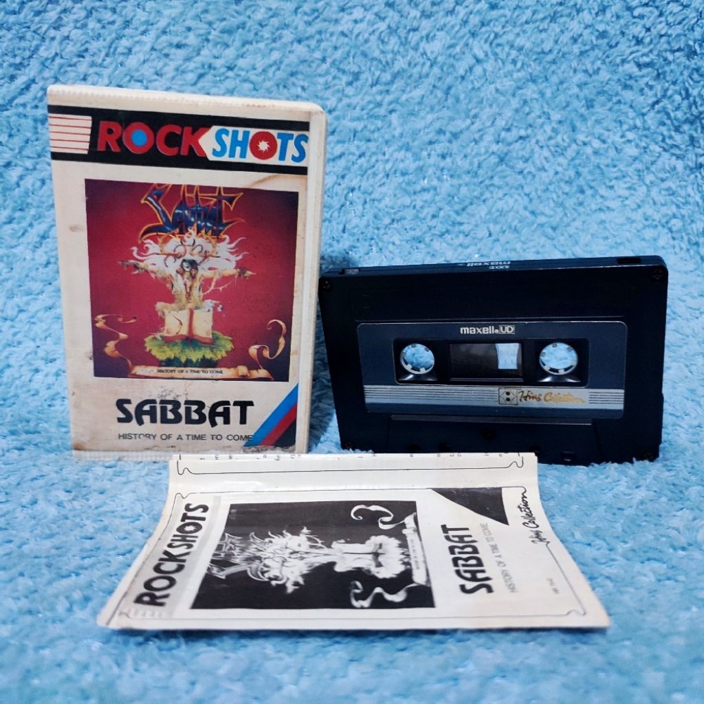 Kaset Pita Sabbat History Of A Time To Come Rockshot Record Maxell