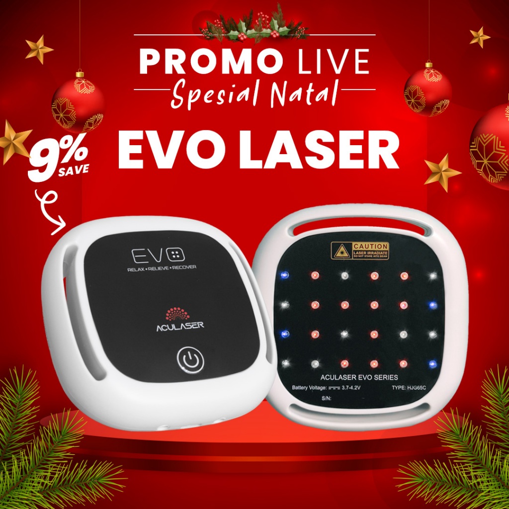 (PROMO LIVE) Evo Laser Alat Terapi Laser Portable Bantu Atasi Nyeri Sendi - Prostat - Otot Bengkak M