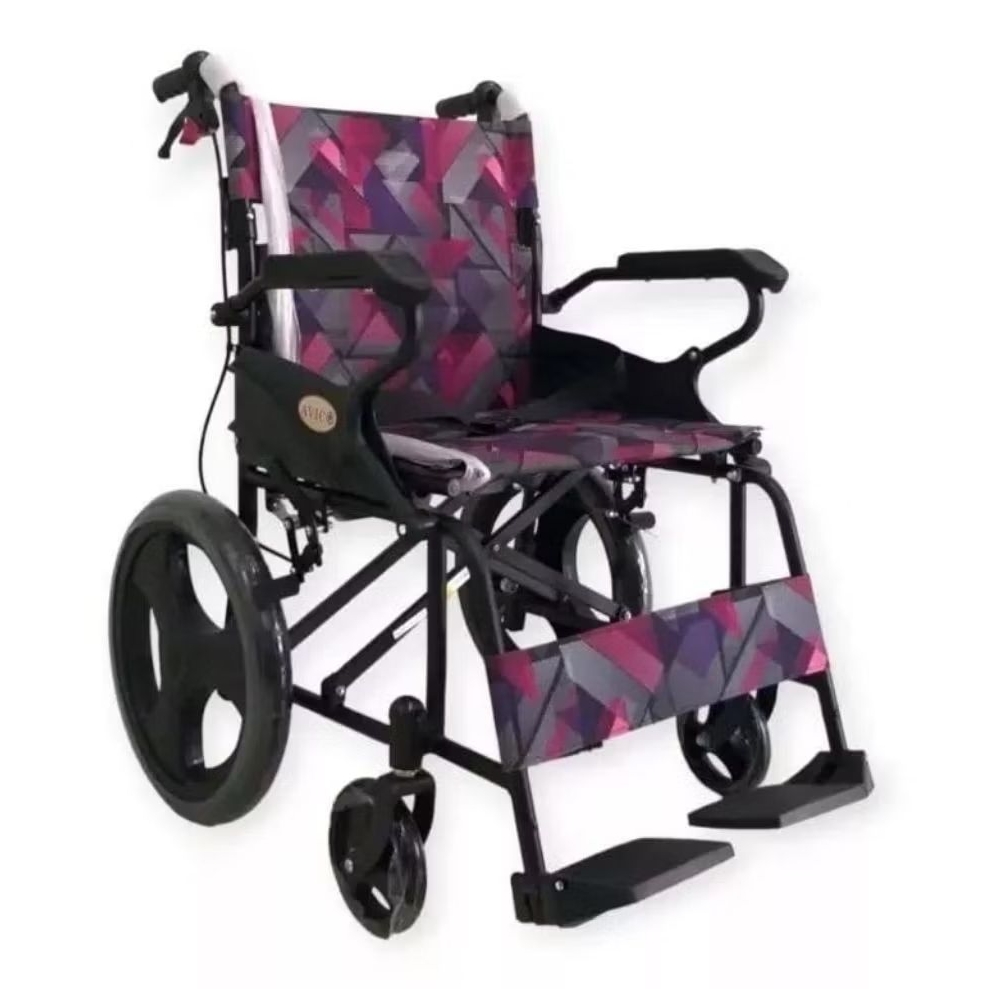 kursi roda travel Ringan bisa dilipat kecil(TERLARIS)kursi roda kecil kursi roda ringal ban ukuran 1